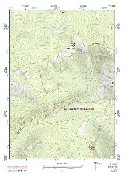 48116NW Page 71 Bonners Ferry Topo Preview 1