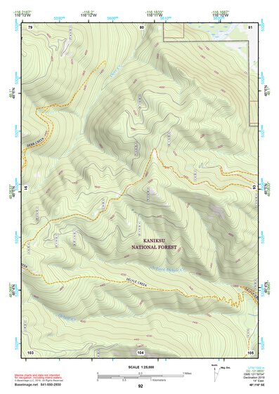 48116SE Page 92 Sandpoint Topo Preview 1
