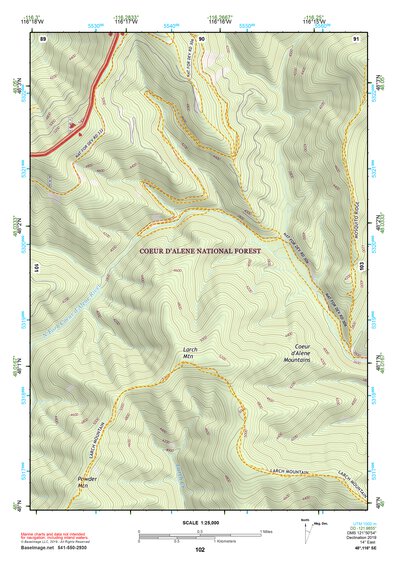 48116SE Page 102 Sandpoint Topo Preview 1