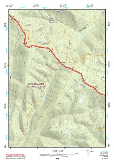 48116SE Page 104 Sandpoint Topo Preview 1