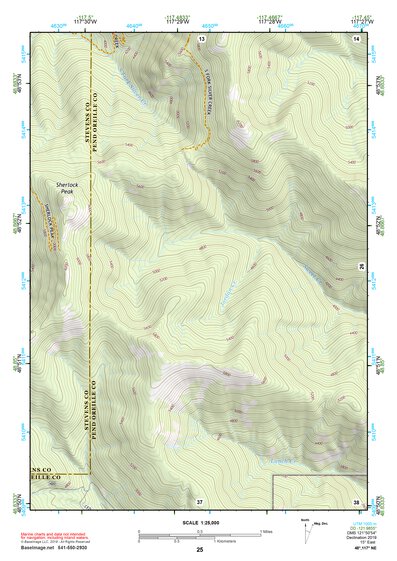 48117NE Page 25 Colville Topo Preview 1