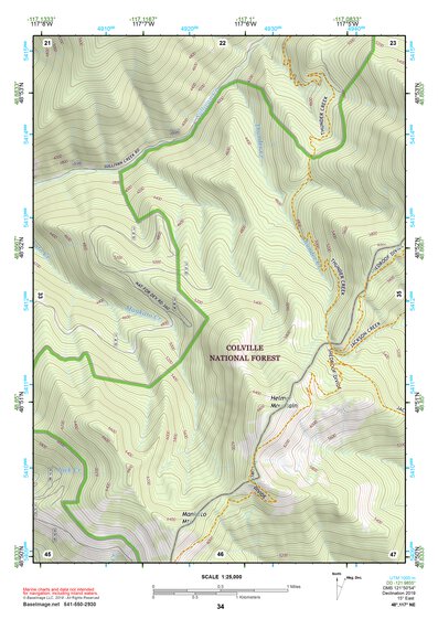 48117NE Page 34 Colville Topo Preview 1