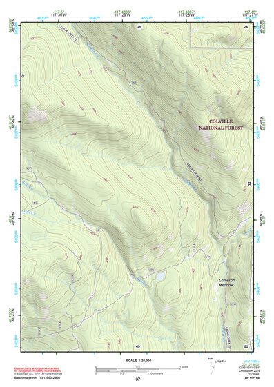 48117NE Page 37 Colville Topo Preview 1