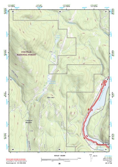 48117NE Page 38 Colville Topo Preview 1