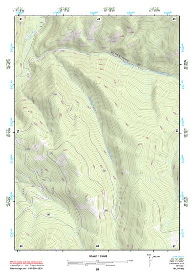 48117NE Page 54 Colville Topo Preview 1