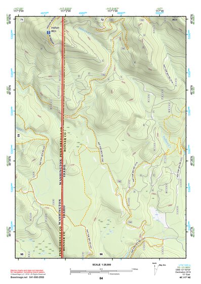 48117NE Page 84 Colville Topo Preview 1