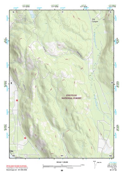 48117NE Page 89 Colville Topo Preview 1