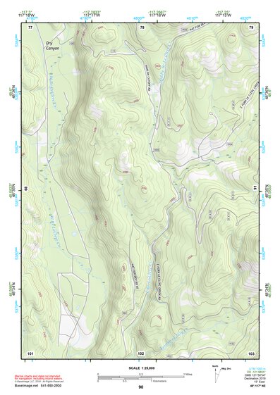 48117NE Page 90 Colville Topo Preview 1