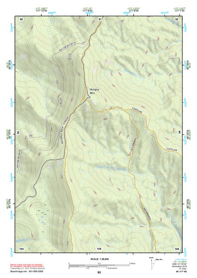 48117NE Page 93 Colville Topo Preview 1