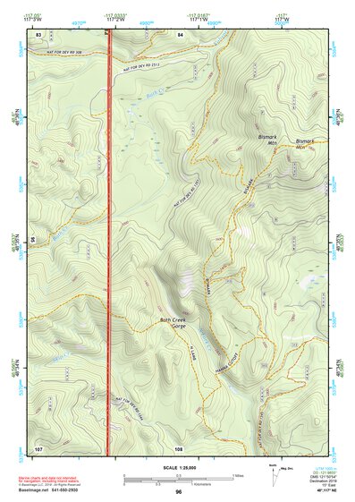 48117NE Page 96 Colville Topo Preview 1