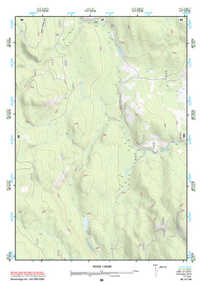 48117NE Page 99 Colville Topo Preview 1
