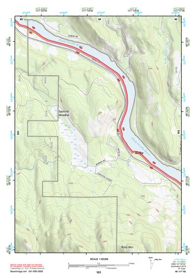 48117NE Page 101 Colville Topo Preview 1