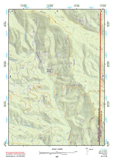 48117NE Page 107 Colville Topo Preview 1
