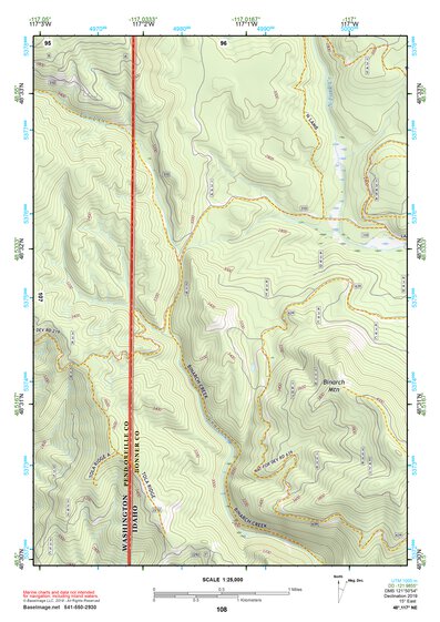 48117NE Page 108 Colville Topo Preview 1