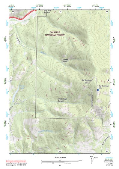 48117NW Page 90 Colville Topo Preview 1