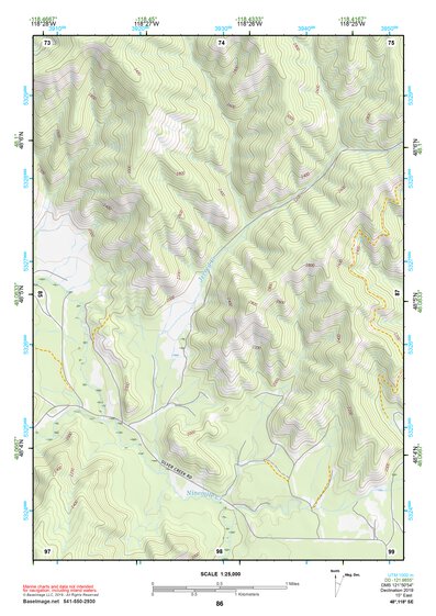 48118SE Page 86 Nespelem Topo Preview 1