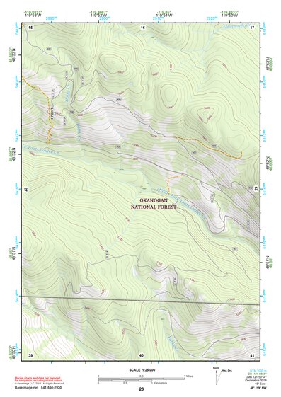 48119NW Page 28 Oroville Topo Preview 1