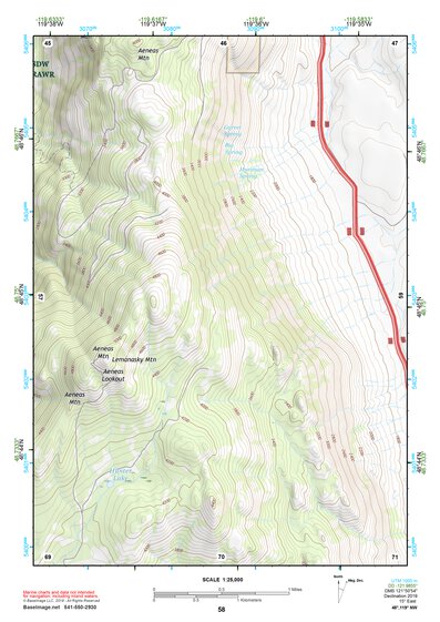 48119NW Page 58 Oroville Topo Preview 1