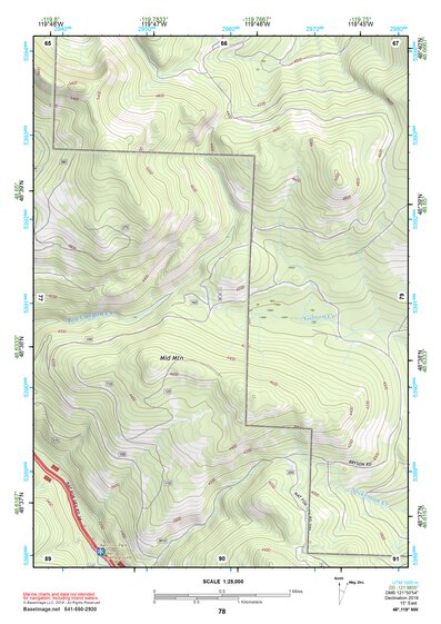 48119NW Page 78 Oroville Topo Preview 1