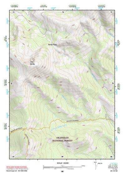 48119NW Page 86 Oroville Topo Preview 1