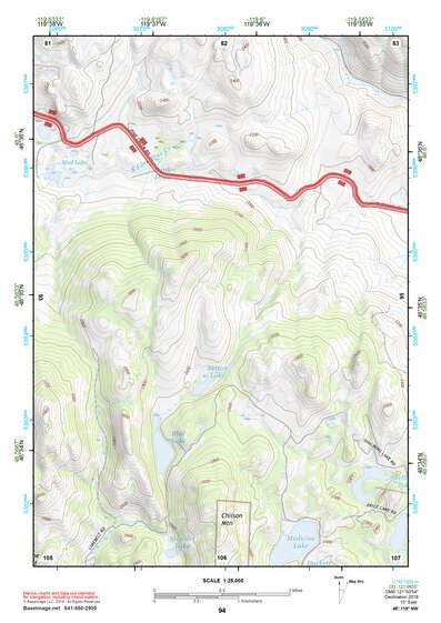 48119NW Page 94 Oroville Topo Preview 1