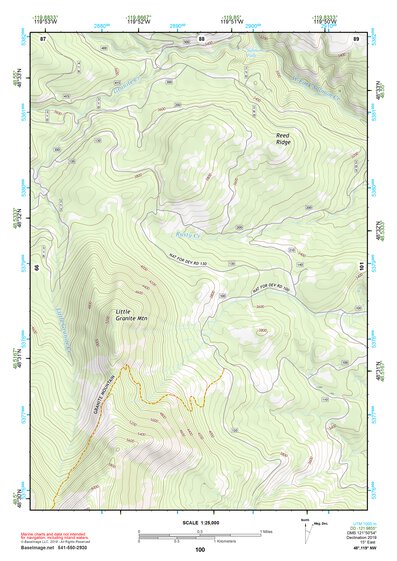 48119NW Page 100 Oroville Topo Preview 1
