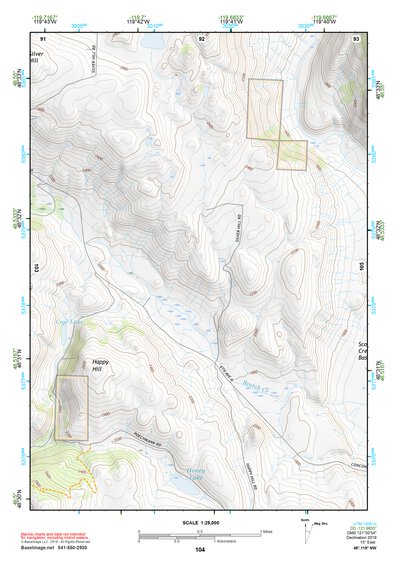 48119NW Page 104 Oroville Topo Preview 1