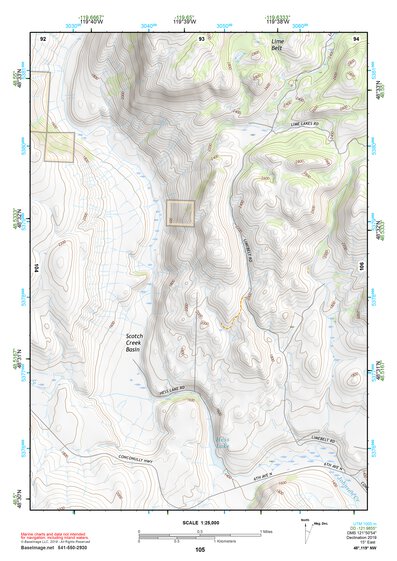 48119NW Page 105 Oroville Topo Preview 1
