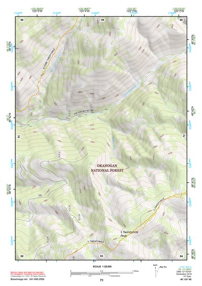 48120NE Page 71 Robinson Mountain Topo Preview 1