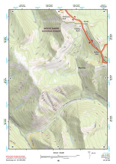 48120NW Page 55 Robinson Mountain Topo Preview 1