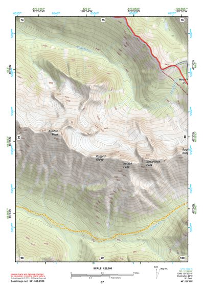 48120NW Page 87 Robinson Mountain Topo Preview 1