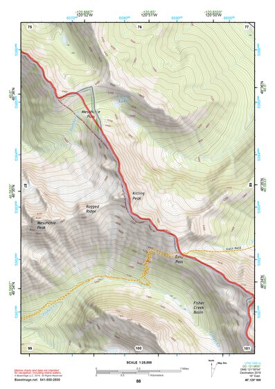 48120NW Page 88 Robinson Mountain Topo Preview 1