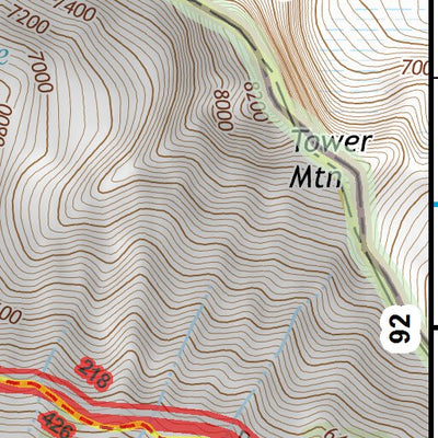 48120NW Page 91 Robinson Mountain Topo Preview 3