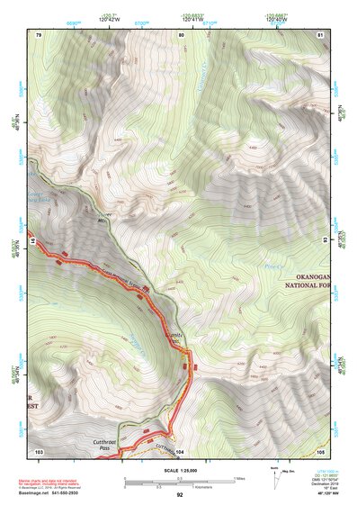 48120NW Page 92 Robinson Mountain Topo Preview 1