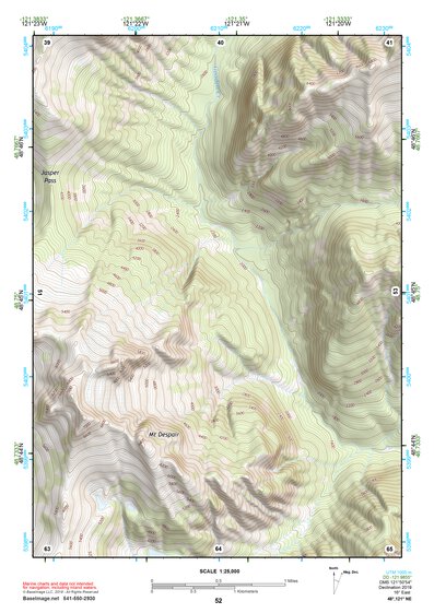 48121NE Page 52 Mount Baker Topo Preview 1