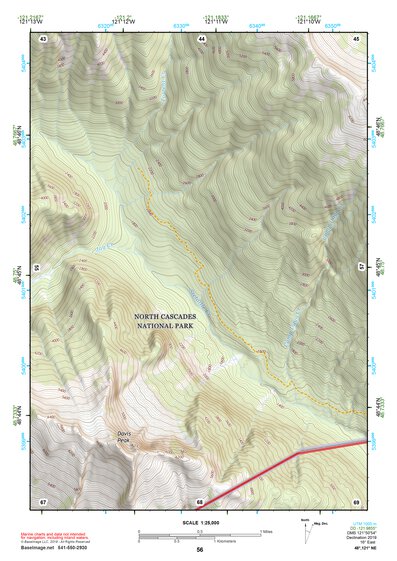 48121NE Page 56 Mount Baker Topo Preview 1