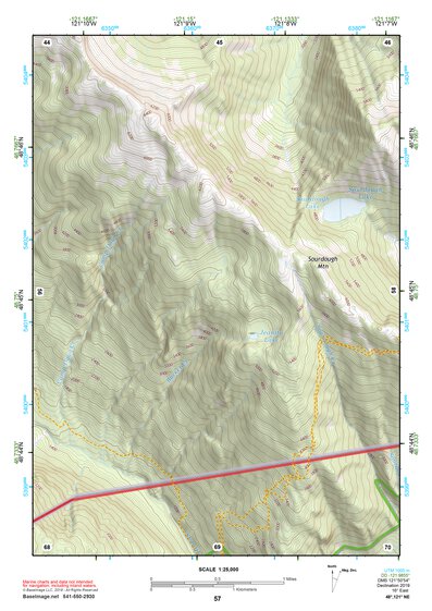 48121NE Page 57 Mount Baker Topo Preview 1