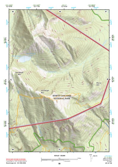 48121NE Page 58 Mount Baker Topo Preview 1