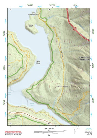 48121NE Page 60 Mount Baker Topo Preview 1