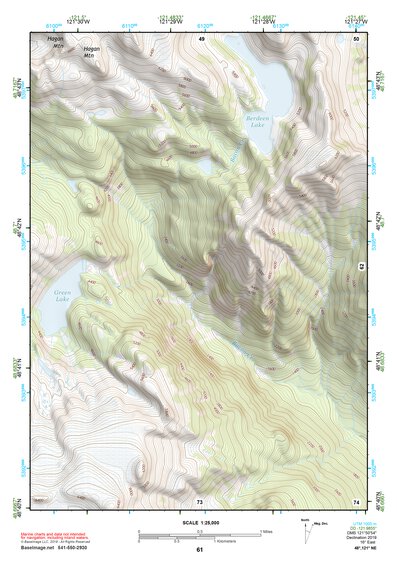 48121NE Page 61 Mount Baker Topo Preview 1