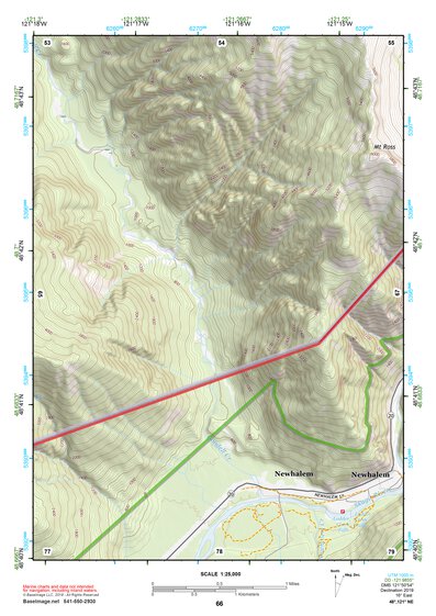 48121NE Page 66 Mount Baker Topo Preview 1