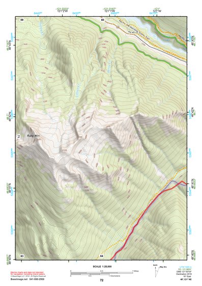 48121NE Page 72 Mount Baker Topo Preview 1