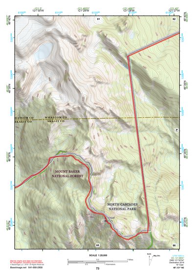 48121NE Page 73 Mount Baker Topo Preview 1