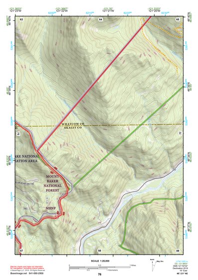 48121NE Page 76 Mount Baker Topo Preview 1