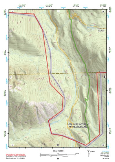 48121NE Page 83 Mount Baker Topo Preview 1