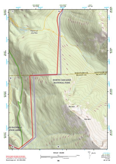 48121NE Page 84 Mount Baker Topo Preview 1