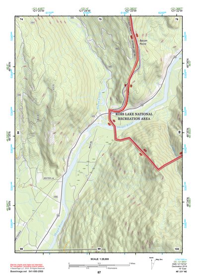 48121NE Page 87 Mount Baker Topo Preview 1