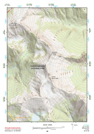 48121NE Page 90 Mount Baker Topo Preview 1