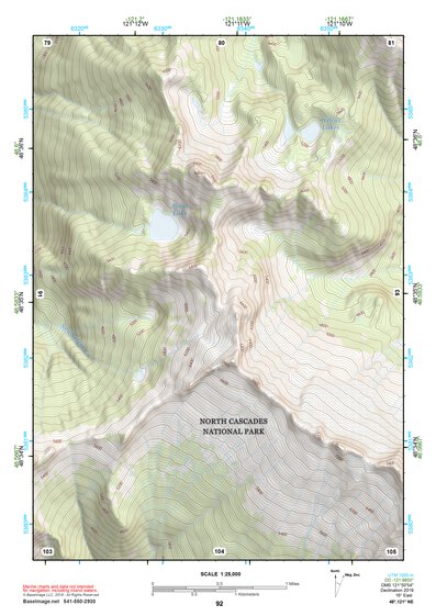 48121NE Page 92 Mount Baker Topo Preview 1