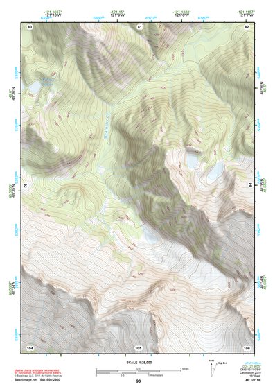 48121NE Page 93 Mount Baker Topo Preview 1